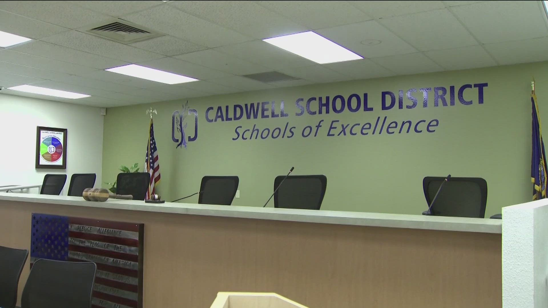 The Caldwell School District is still looking to fill substitute teaching positions, but an application fee is acting as a barrier for some potential applicants.