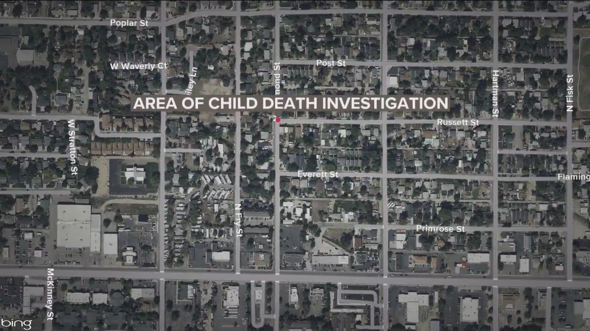 Boise Police say the cause of death has not been determined. Seven other children were placed into the custody of the Department of Health and Welfare.