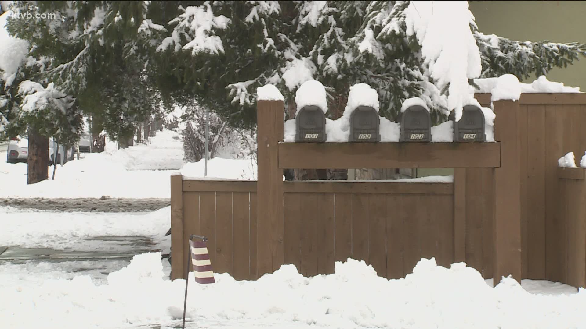 Saturday's snowstorm knocked down powerlines, canceled flights at the Boise Airport and caused over 75 slide-offs and crashes.