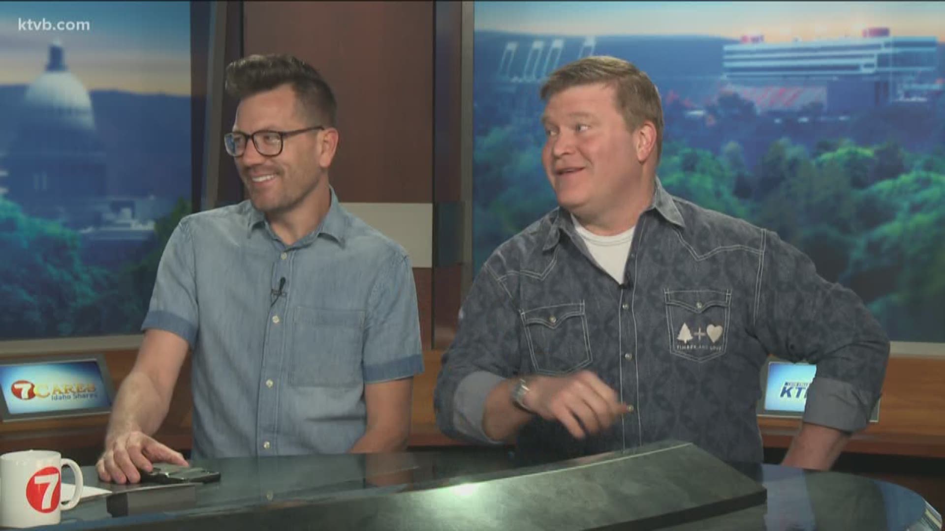 Clint Robertson and Luke Caldwell joined the Today's Morning News crew before the first episode airs.