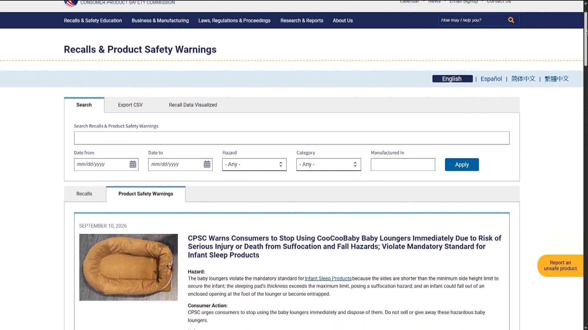 Idaho attorney general warns families about september product recalls ...