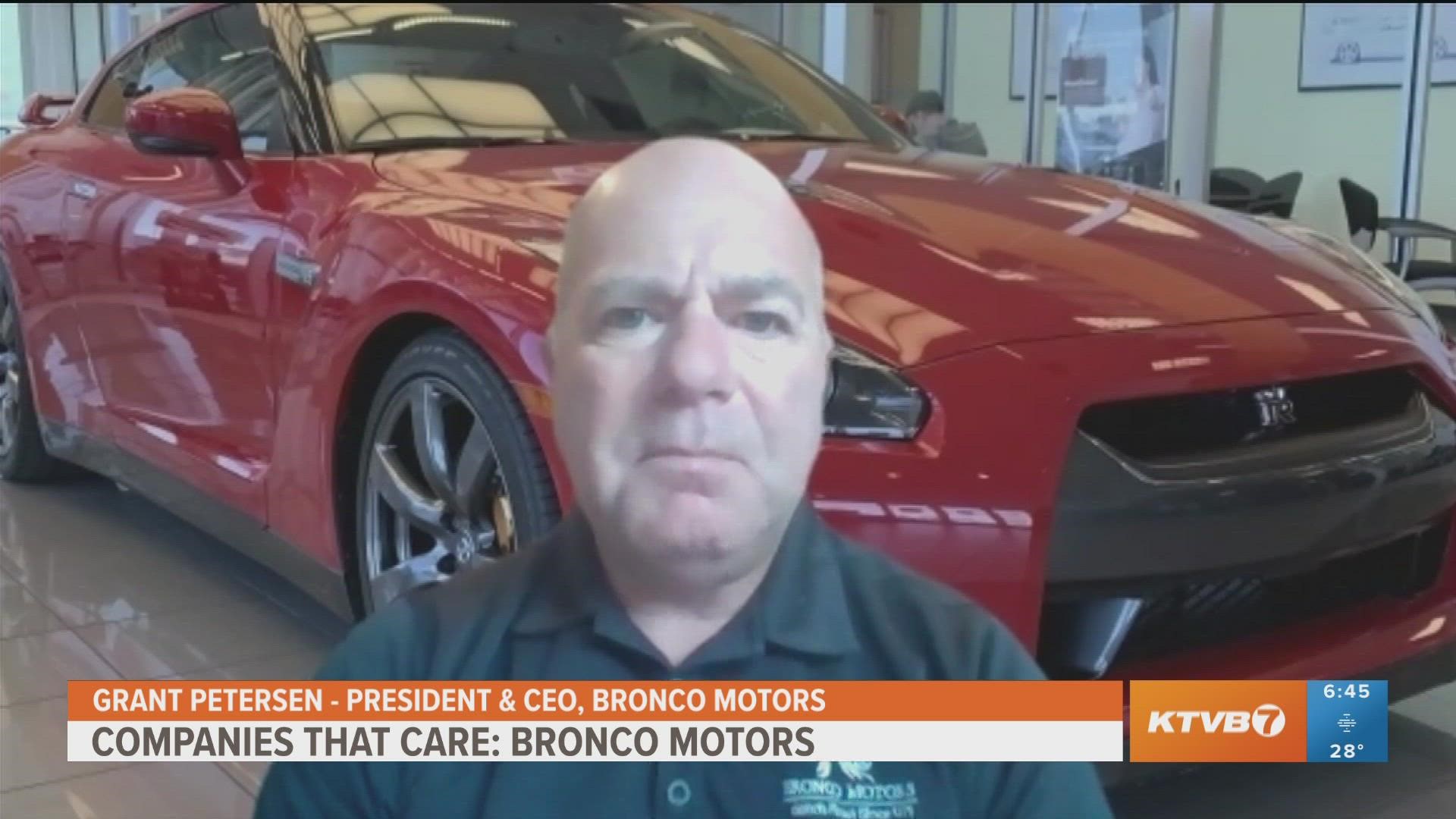 Grant Petersen and Bronco Motors are longtime supporters of 7 Cares Idaho Shares. This year's campaign runs through Dec. 10.