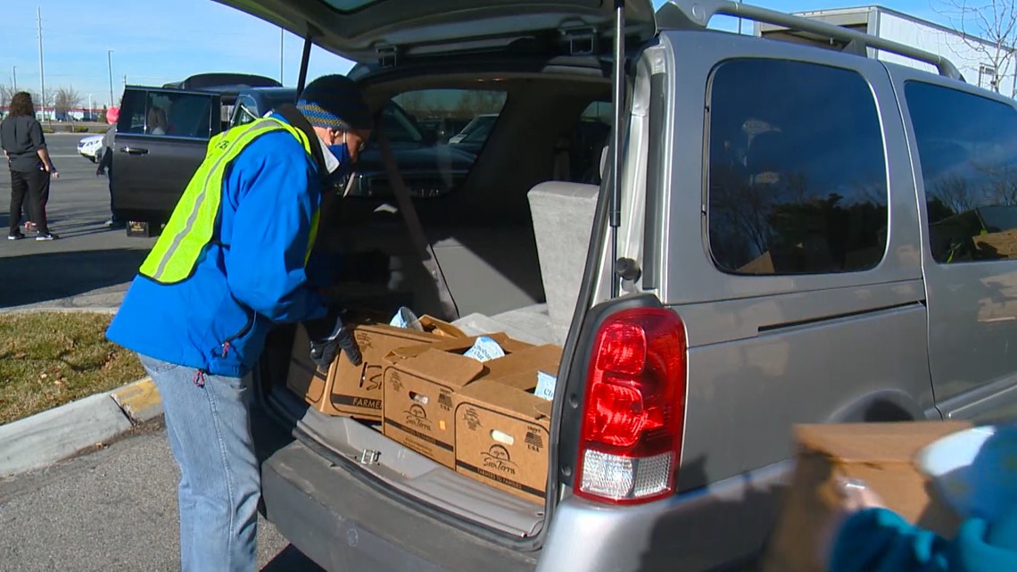 Free food boxes distributed to thousands at Idaho Center