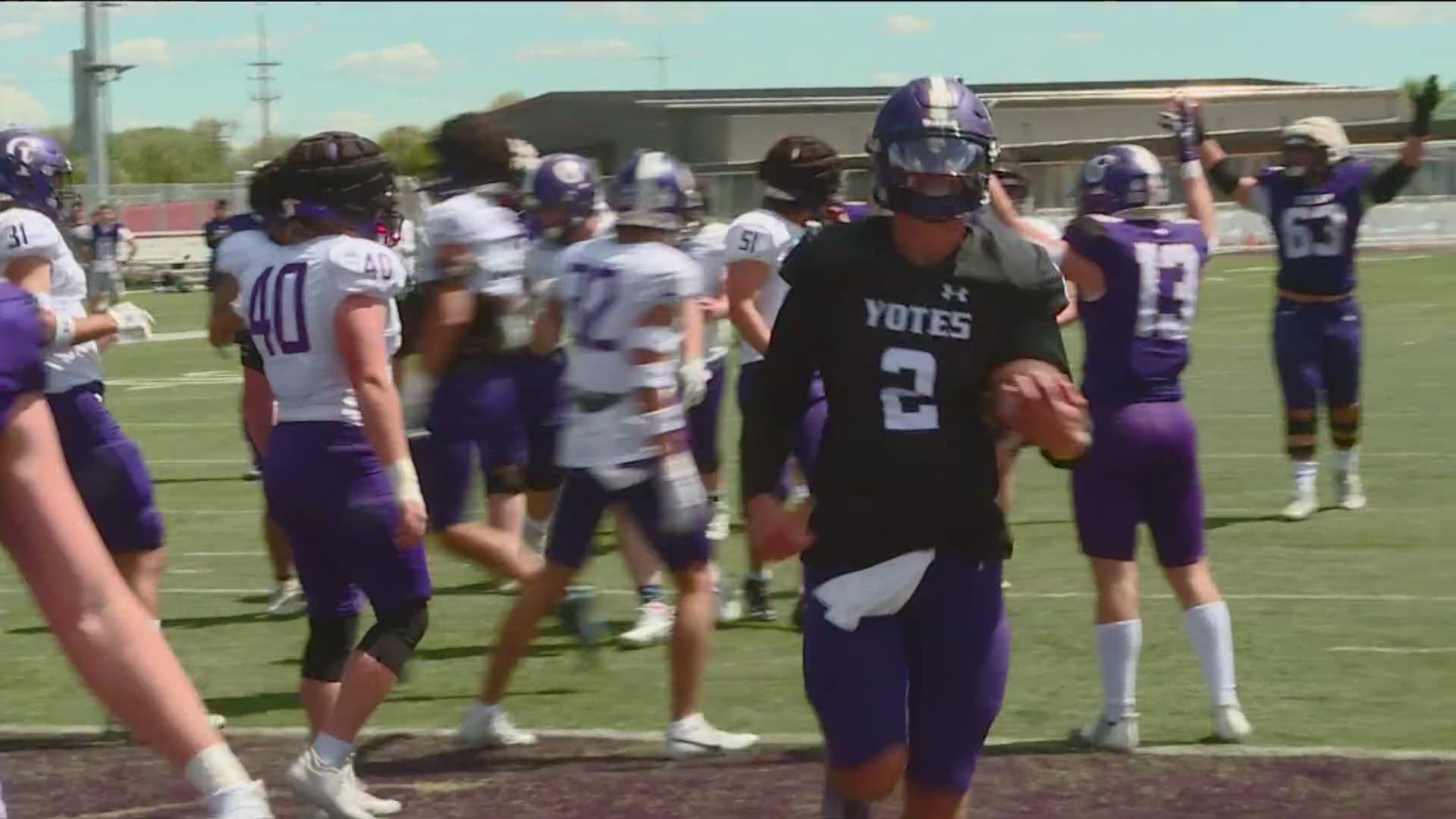 Watch extended highlights and hear from quarterback Andy Peters and head coach Mike Moroski following Saturday's spring game. The Yotes open the season on Aug. 24.