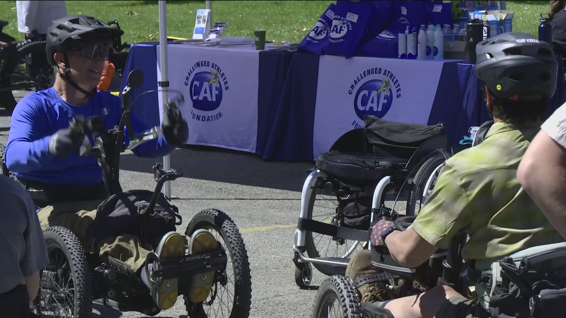 The Challenged Athletes Foundation's skills clinic continues from 9 a.m. to 11:30 a.m. and 1 p.m. to 3 p.m. Saturday at the Foothills Learning Center in Boise.