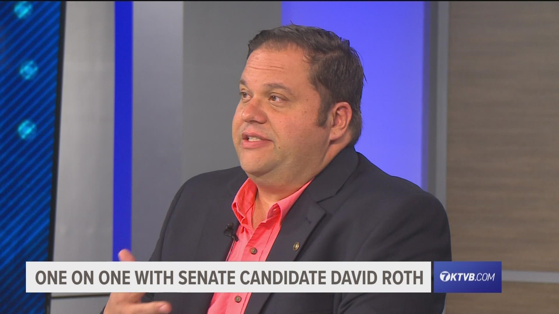 Ahead of the November election, Mr. Roth discusses his campaign priorities and thoughts on major Idaho politic topics.