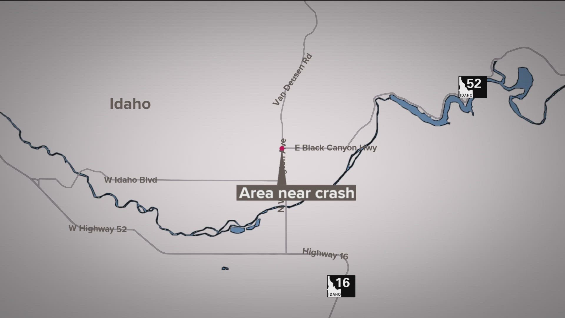 Three people are dead after a crash involving a pickup truck and a car in Gem County.