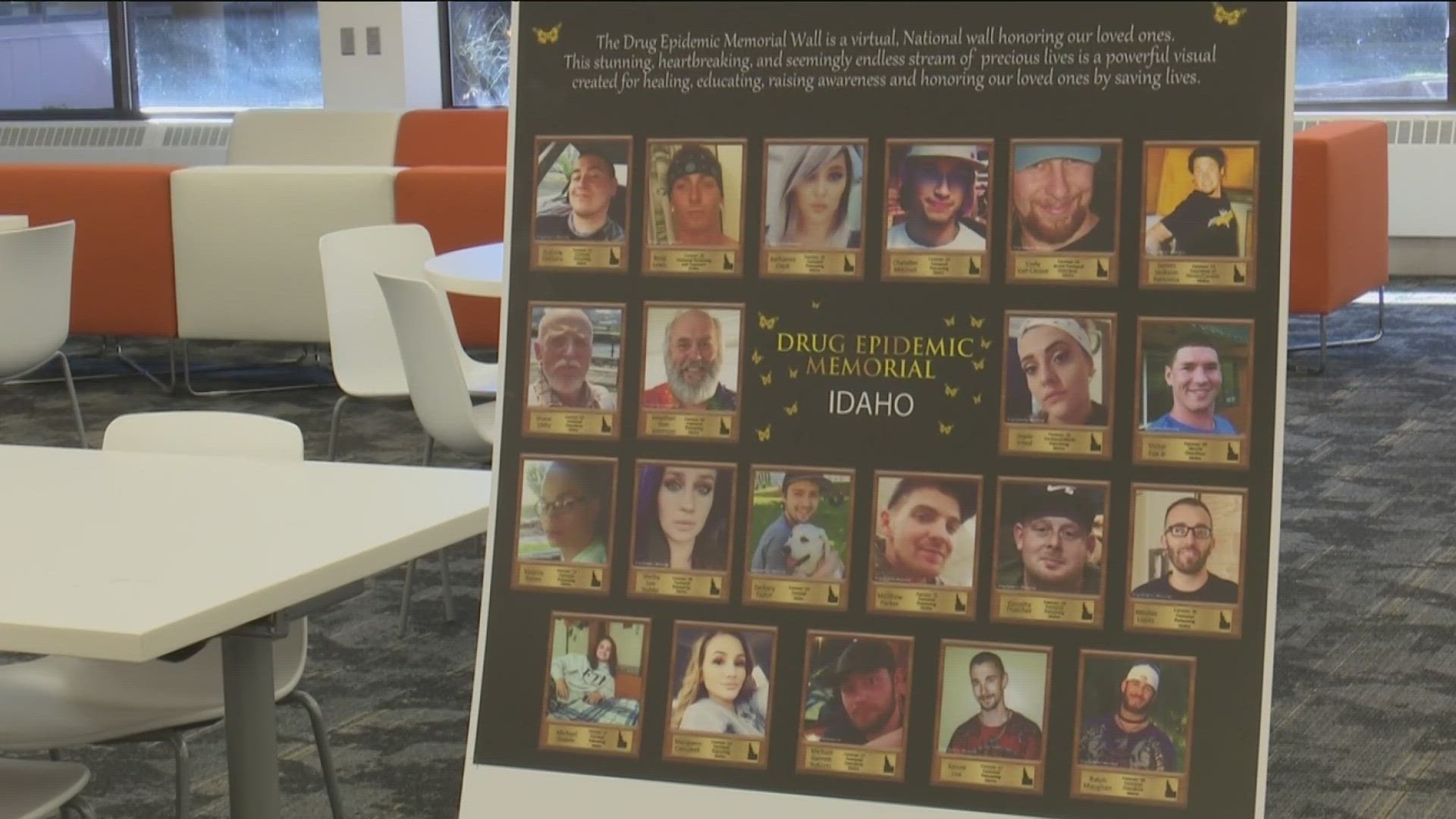 Families gathered together and shared their loved ones who were taken too soon from them.