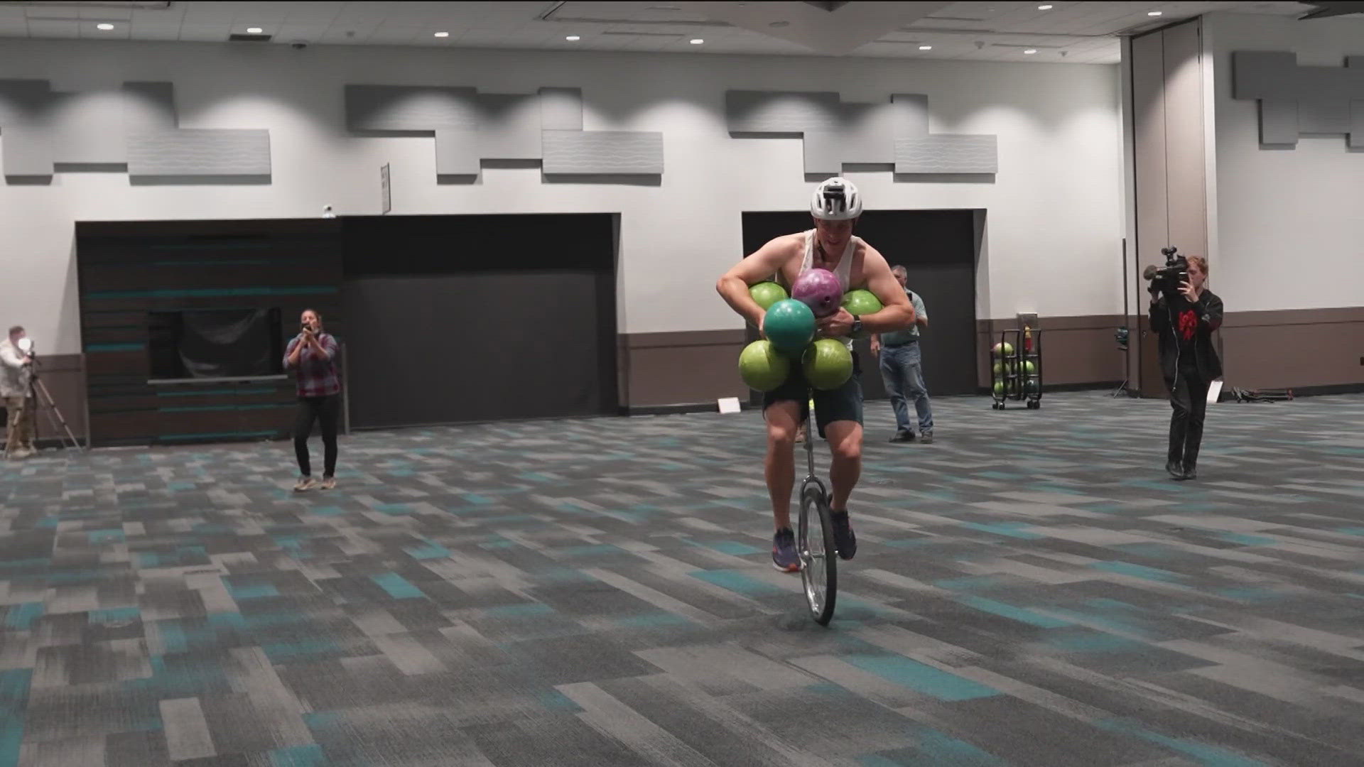 Rush has broken over 350 world records in an effort to raise awareness for STEM education.