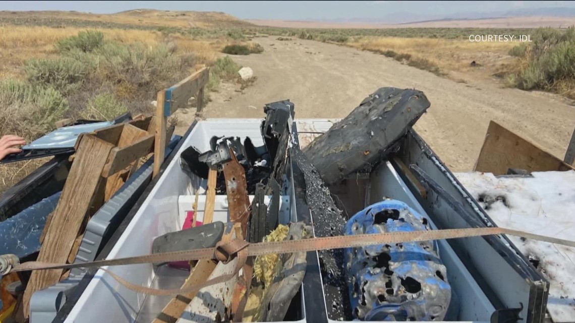 Trash dumped illegally on land used to fund education in Idaho
