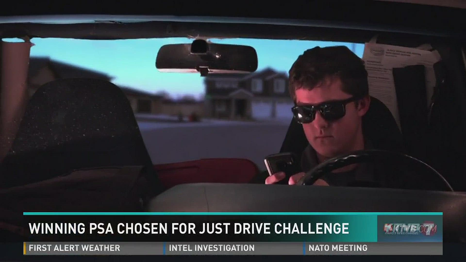 Winning PSA chosen for Just Drive Challenge.