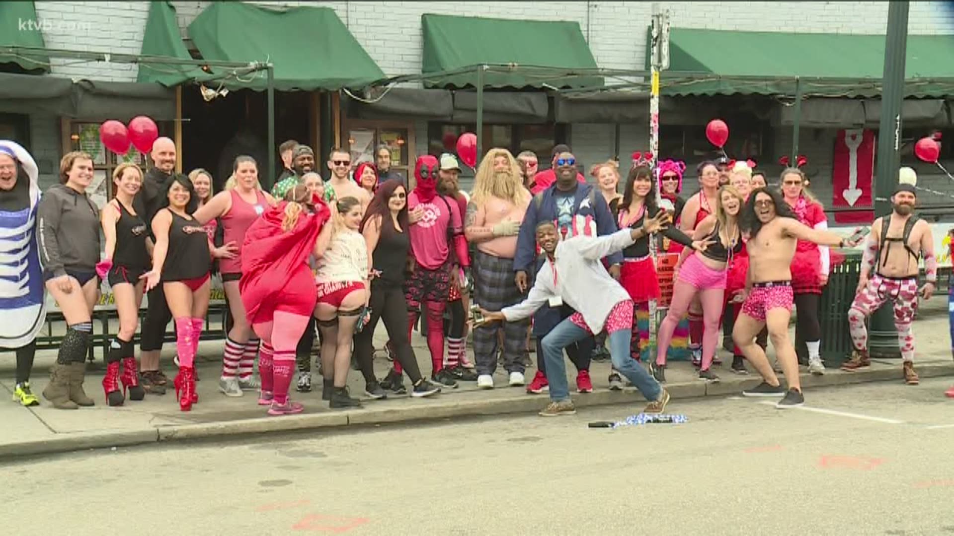 Locals braved the cold weather to raise awareness and money for Children's Tumor Foundation.