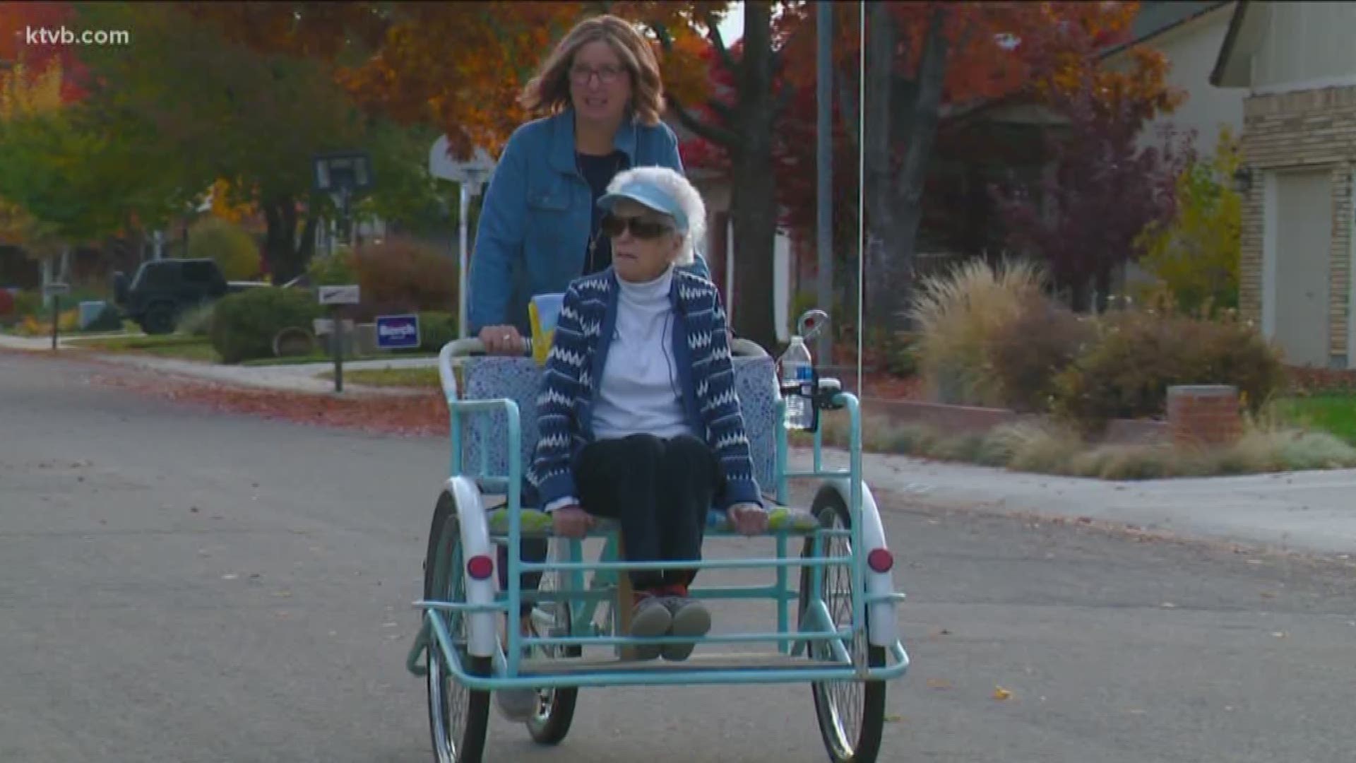 Rosemary Sorce loves to go on bikes rides with her family, and now she can.