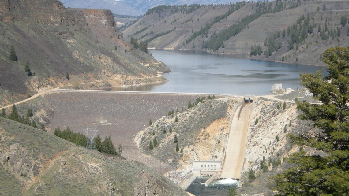 Beautiful view of Big Boise Banks Dam Style Ridge