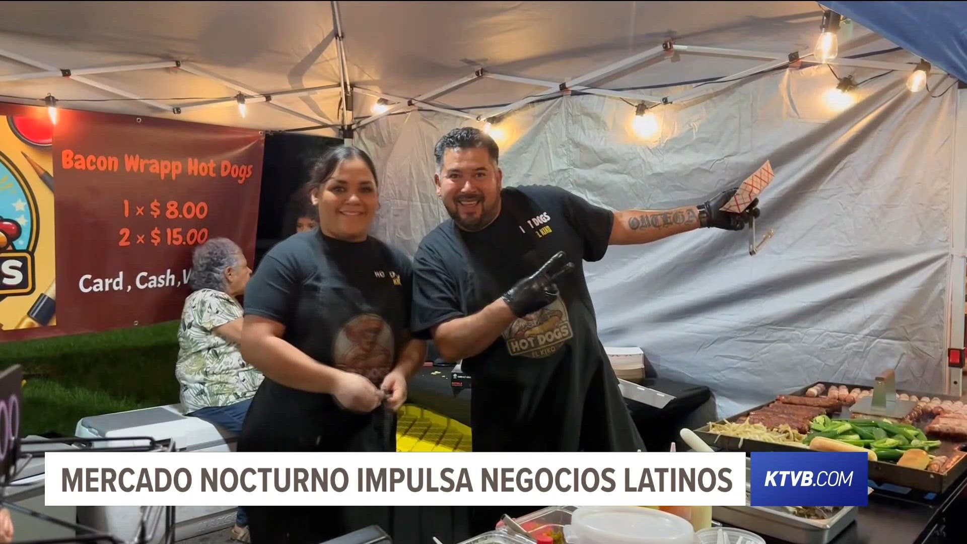 208 Night Market se ha convertido en una oportunidad para muchos vendedores hispanos para promocionar sus negocios.