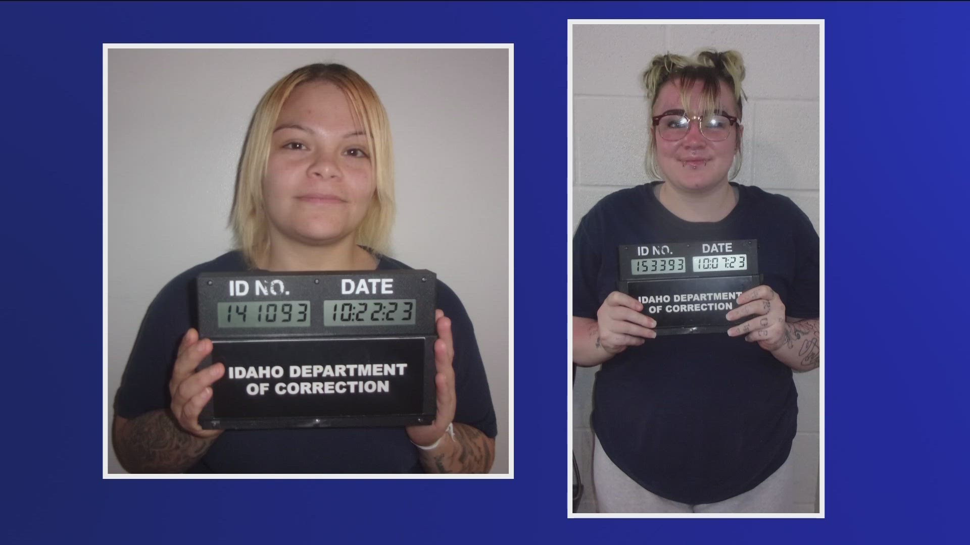 The Idaho Department of Corrections is looking for two inmates who walked away from the South Boise Women's Correctional Center.