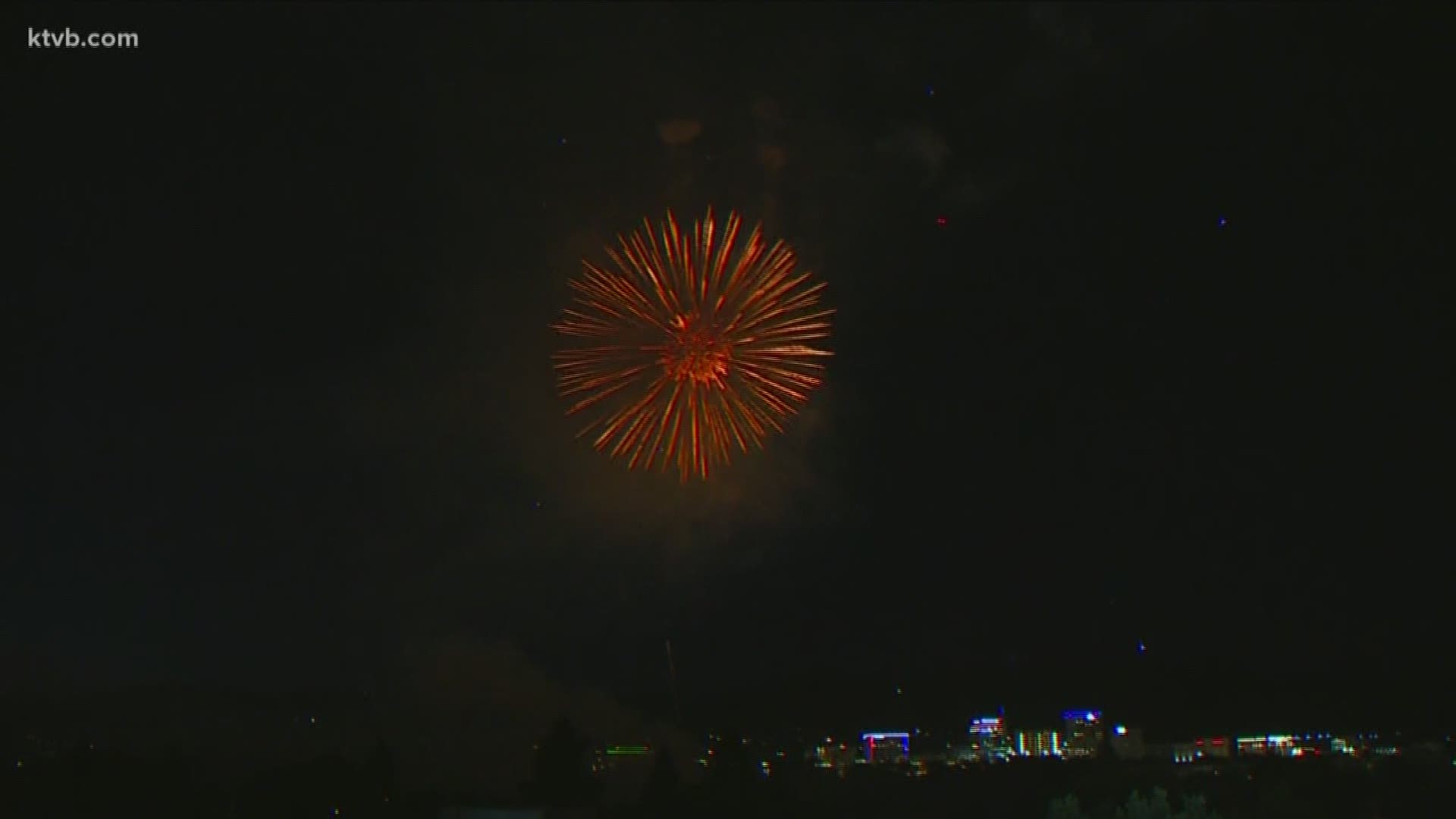 About 15 fires in Boise, Meridian, and Nampa were started by fireworks, with another ten suspected to be started by fireworks.