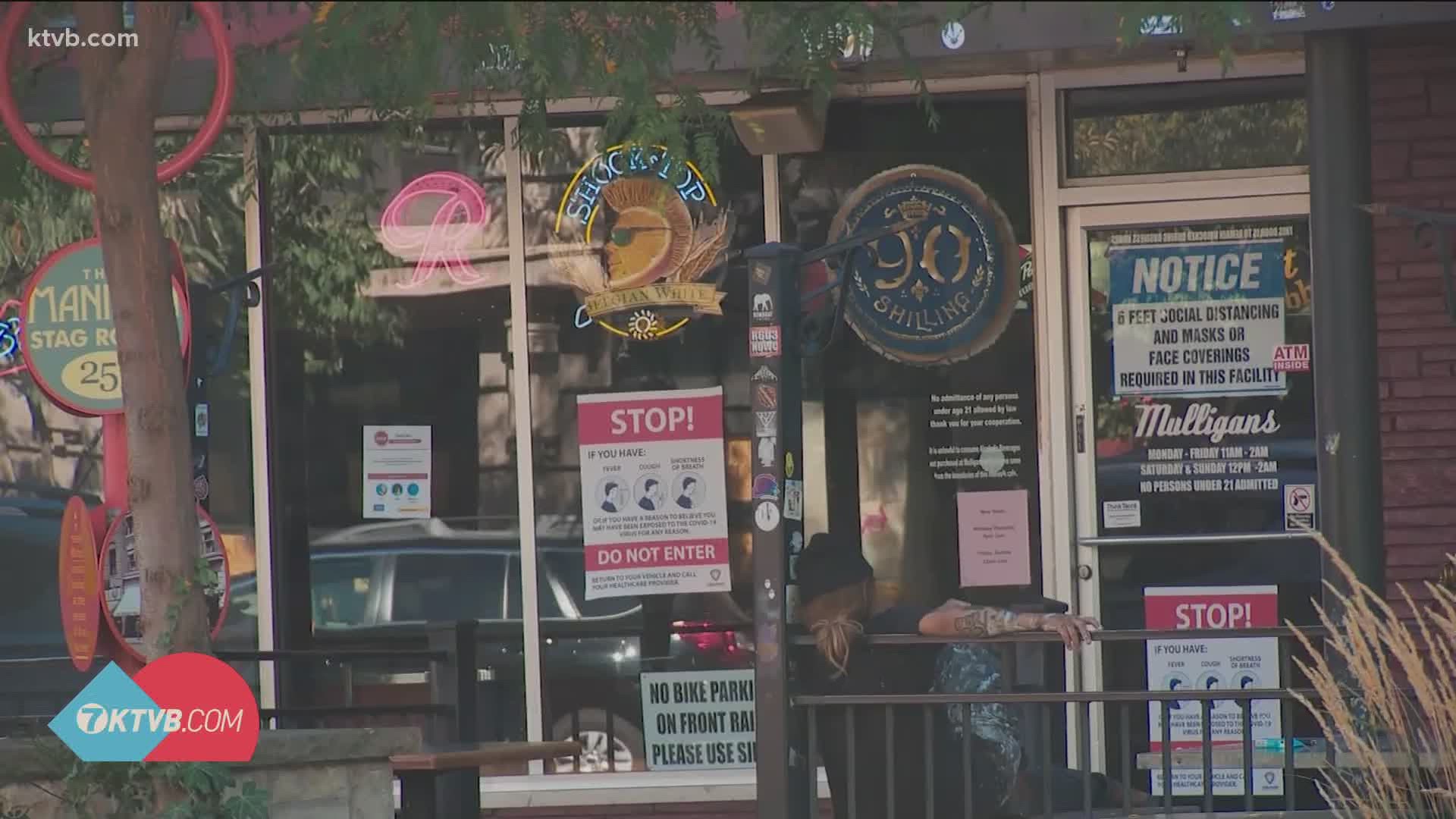 Central District Health said they plan to work with bar owners to develop a plan, but only after the county is moved from 'red' to 'yellow' categories.