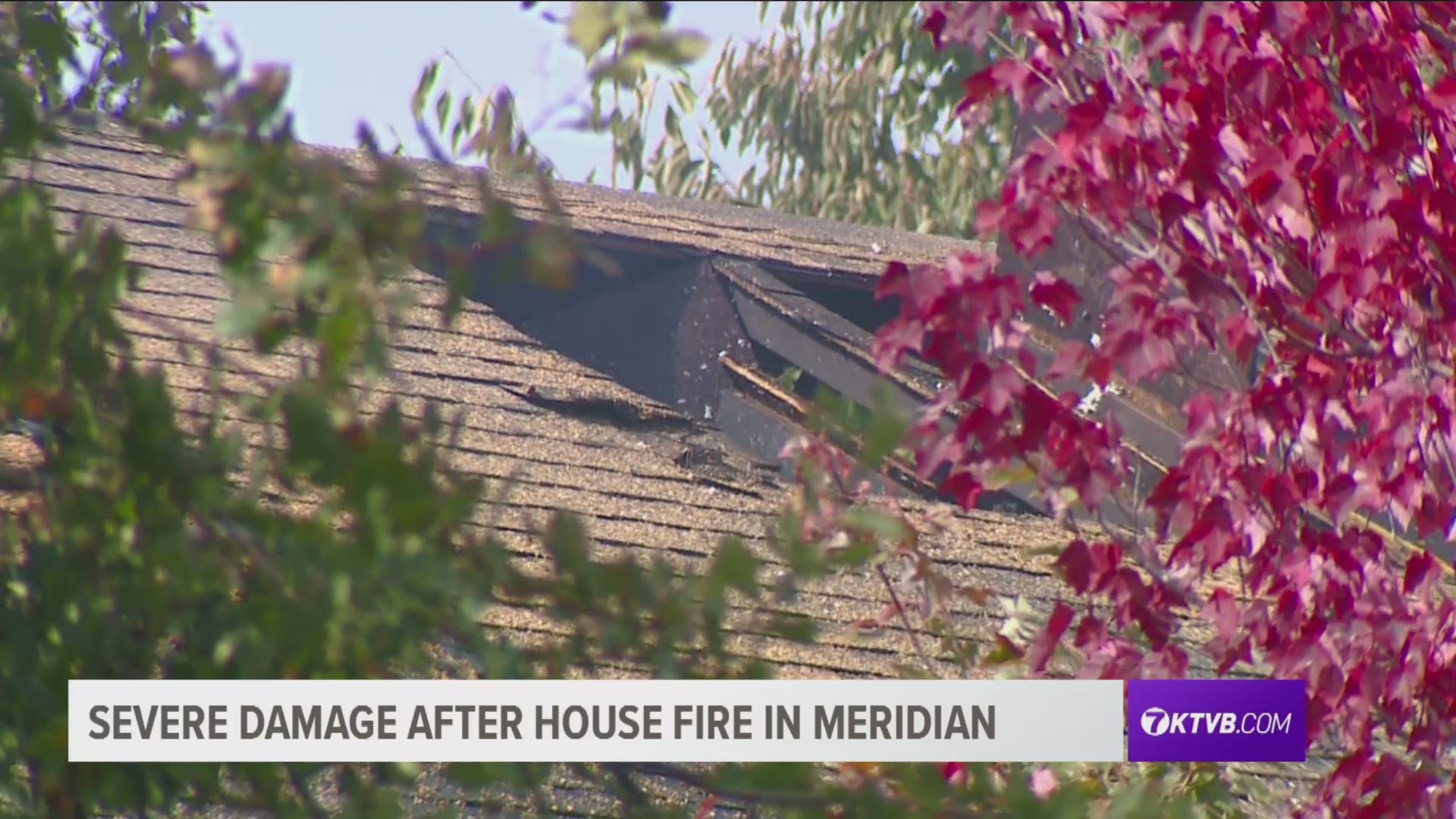 A Sunday afternoon fire in a Meridian home located on Sweetwood Avenue extensively damaged the building and displaced at least one family.