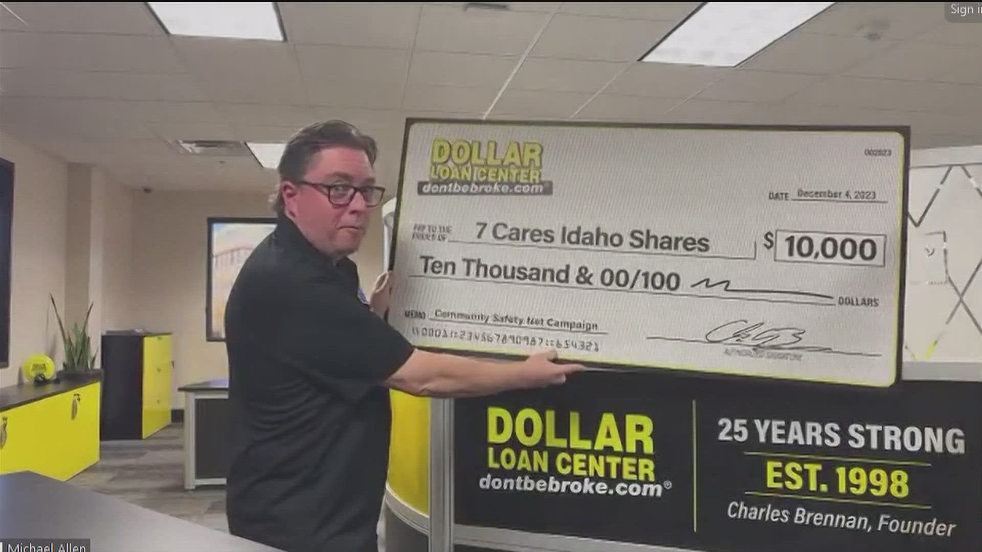 For KTVB's 16th annual 7Cares Idaho Shares campaign, Dollar Loan Center is showing support for Idahoans in need as a featured Company that Cares.