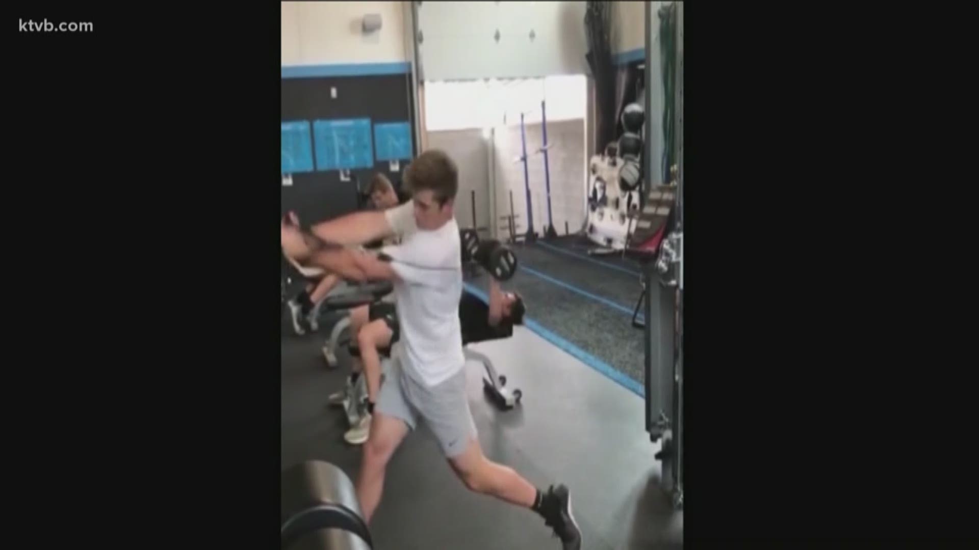 Jackson Cluff also explained to KTVB how he's staying in playing shape during the coronavirus pandemic.