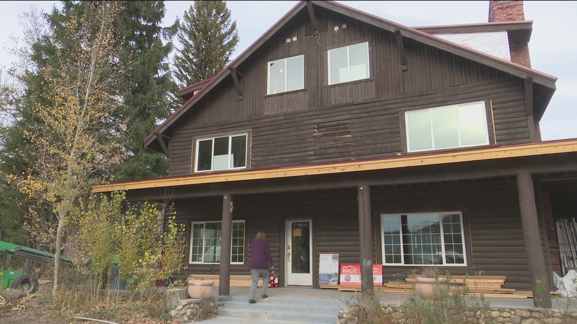 The Ellsworth Inn used to be a hotel in the heart of Hailey. A nonprofit is working to renovate the property into affordable housing and keep the historic building.