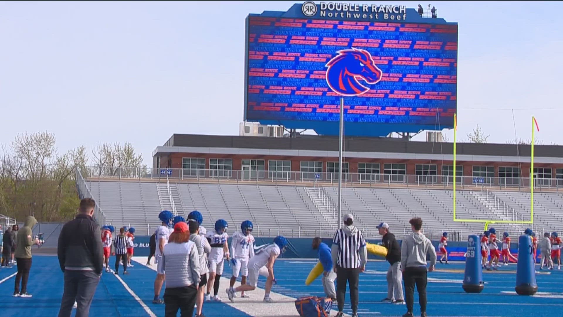"I'm pretty excited about what we'll put on the field for the spring game," Michael Callahan said. "It's gonna be a really cool experience for Bronco Nation."