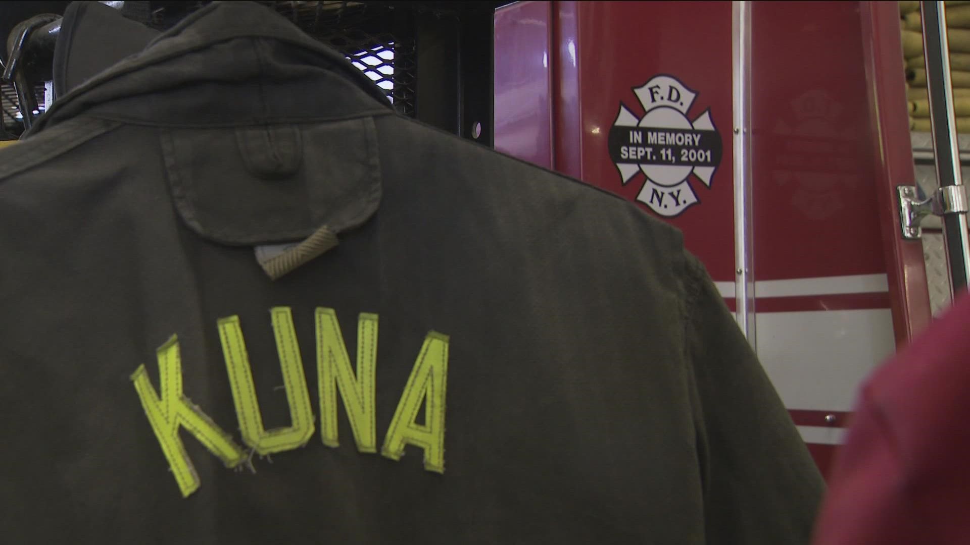 Emergency calls volumes have increased 72% for Kuna Fire in the past 10 years.