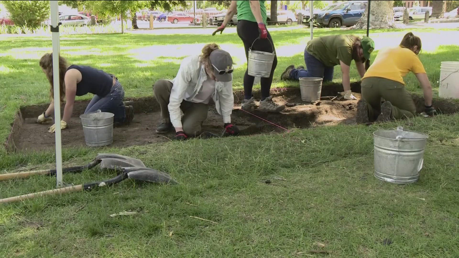 Archaeologists are hosting a dig at the Idaho State Historic Preservation Office to uncover artifacts of the past to teach the future. 