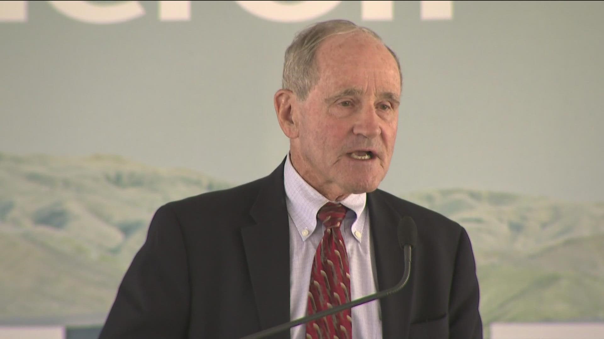 Micron breaks ground for new Boise fab with politician who voted