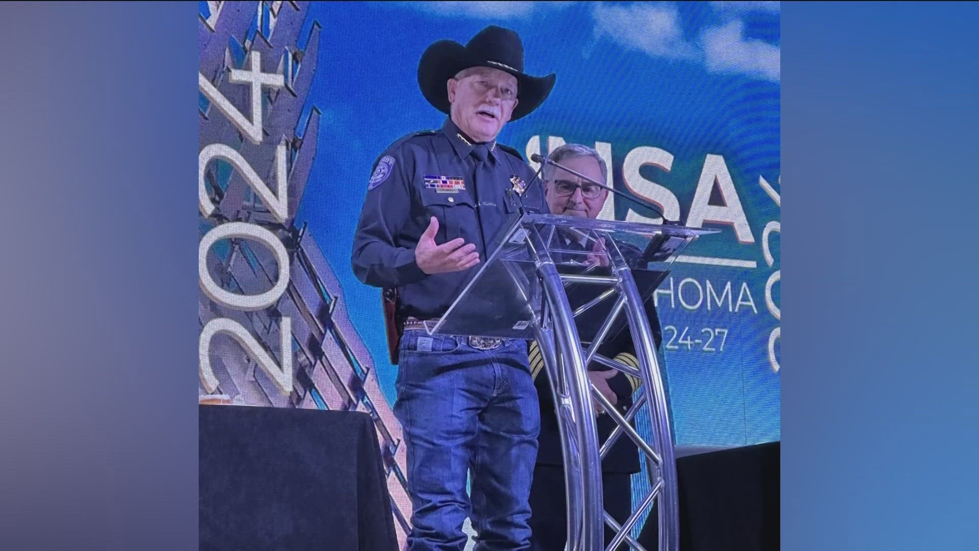 Kieran Donahue was sworn in as president of the National Sheriffs' Association on Thursday. He is the first Idaho sheriff to hold the position.