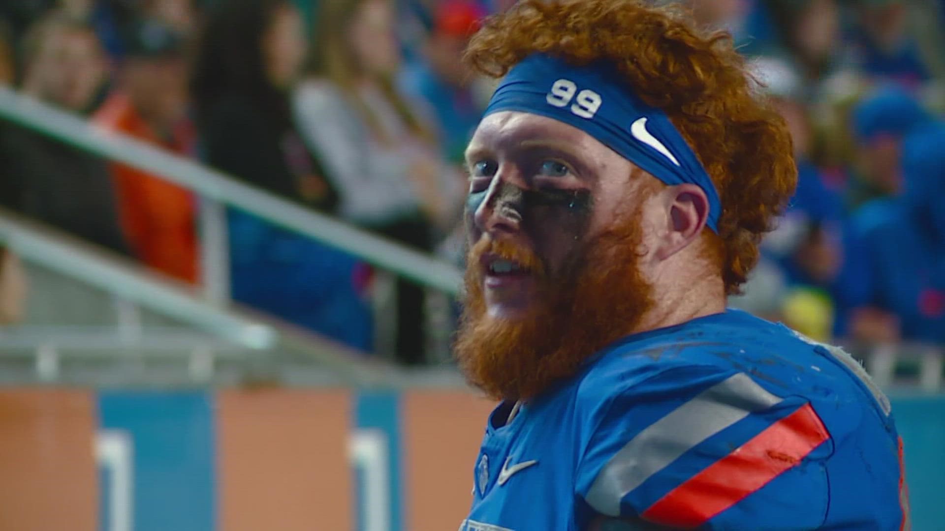 Matlock, a Boise State captain and Homedale native, turned towards the camera amid a second-half run and asked Bronco Nation "y'all happy now?"