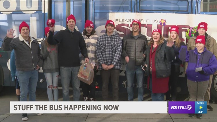 Stuff the Bus: toy donations for Treasure Valley children