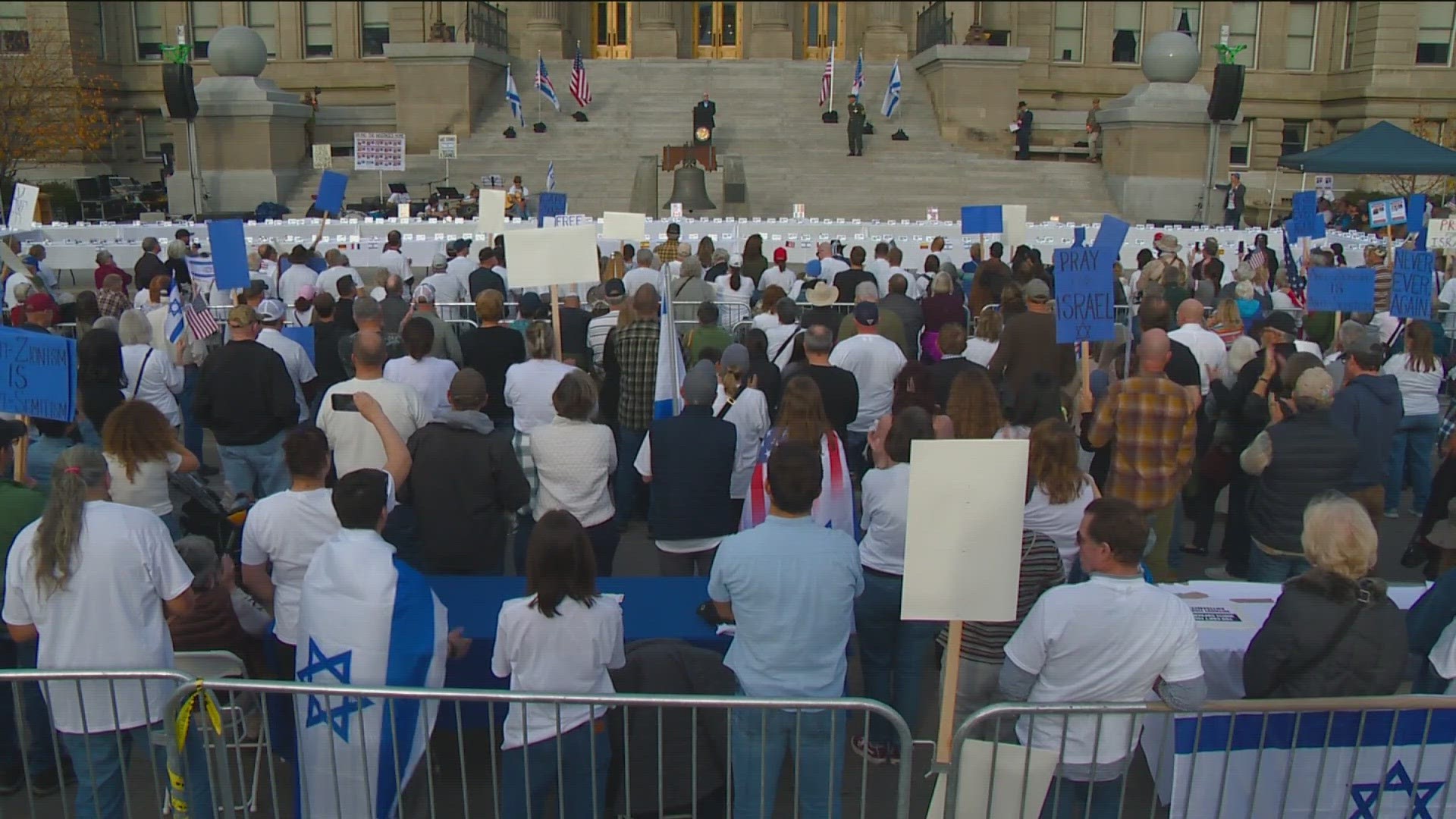Roughly one thousand community members, faith leaders and politicians were at the state capitol.