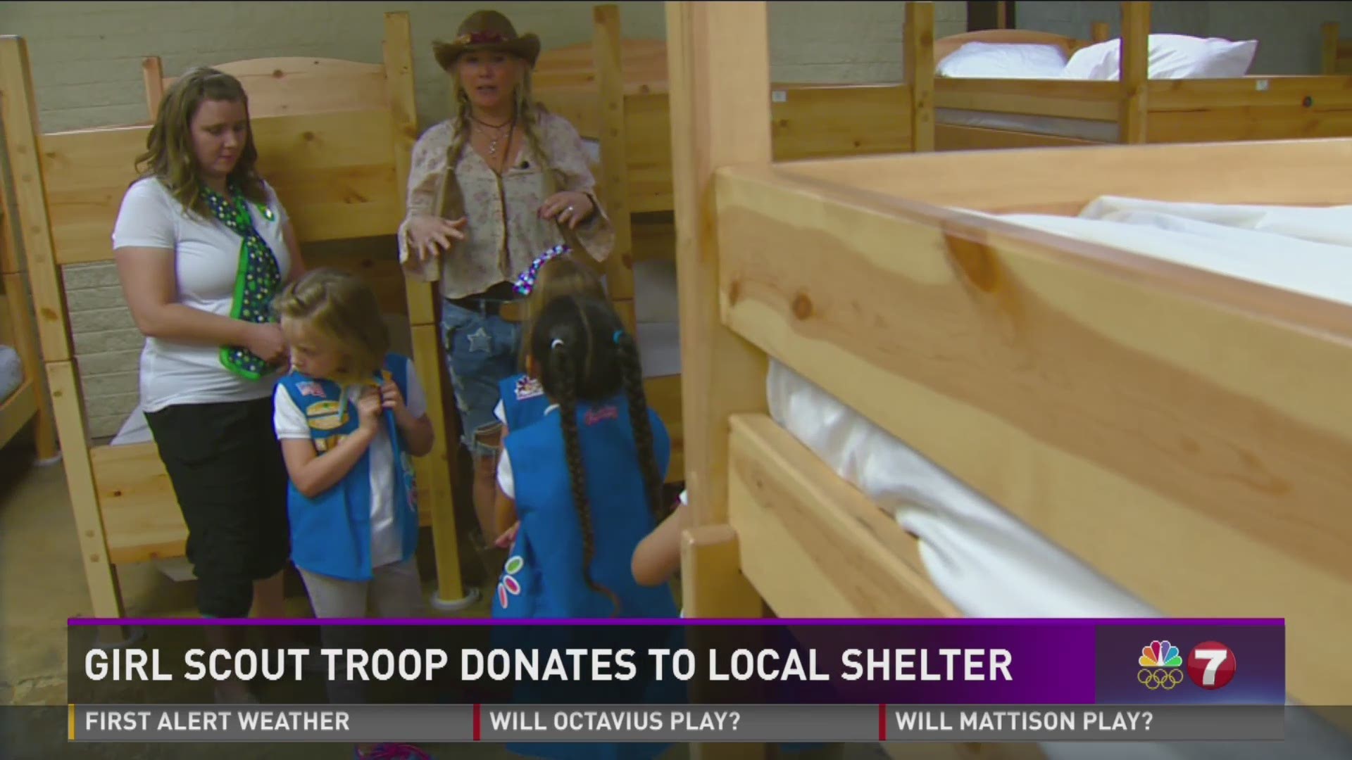 A local girl scout troop decided to take action when they saw a need in the community.