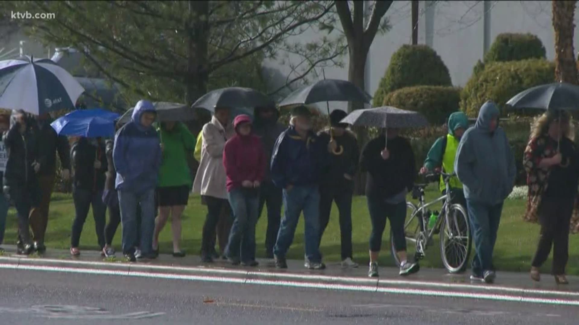 The event was held in memory of Bob and Florence Goar who died after being struck in a crosswalk.