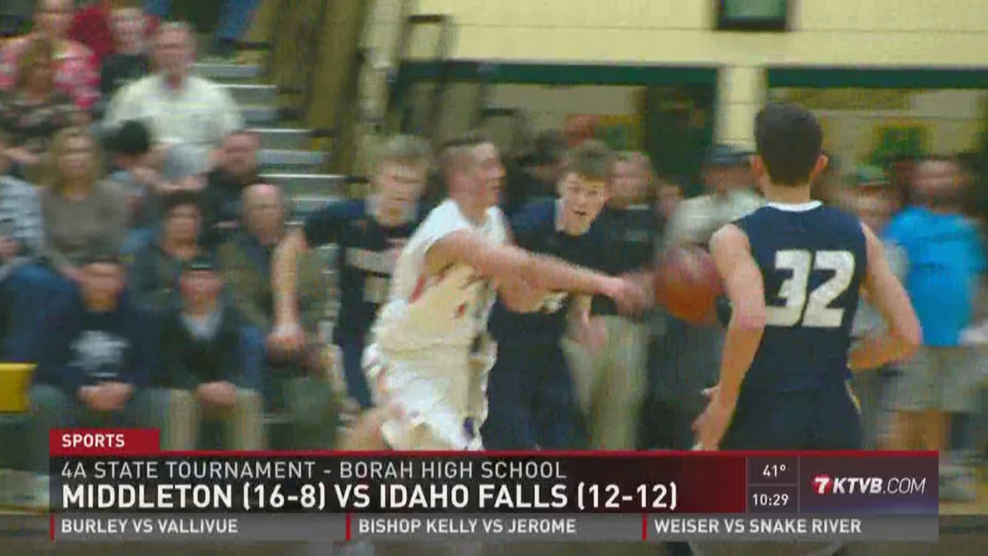Middleton vs. Idaho Falls boys state basketball highlights 3/2/2107