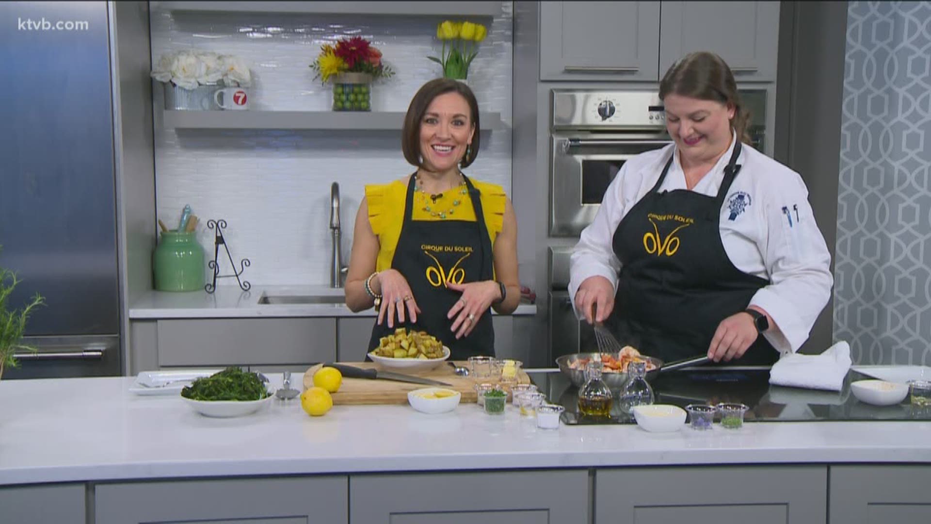 Executive Chef Tiffany Cole joined us on the News at Noon to make an Idaho-inspired dish.