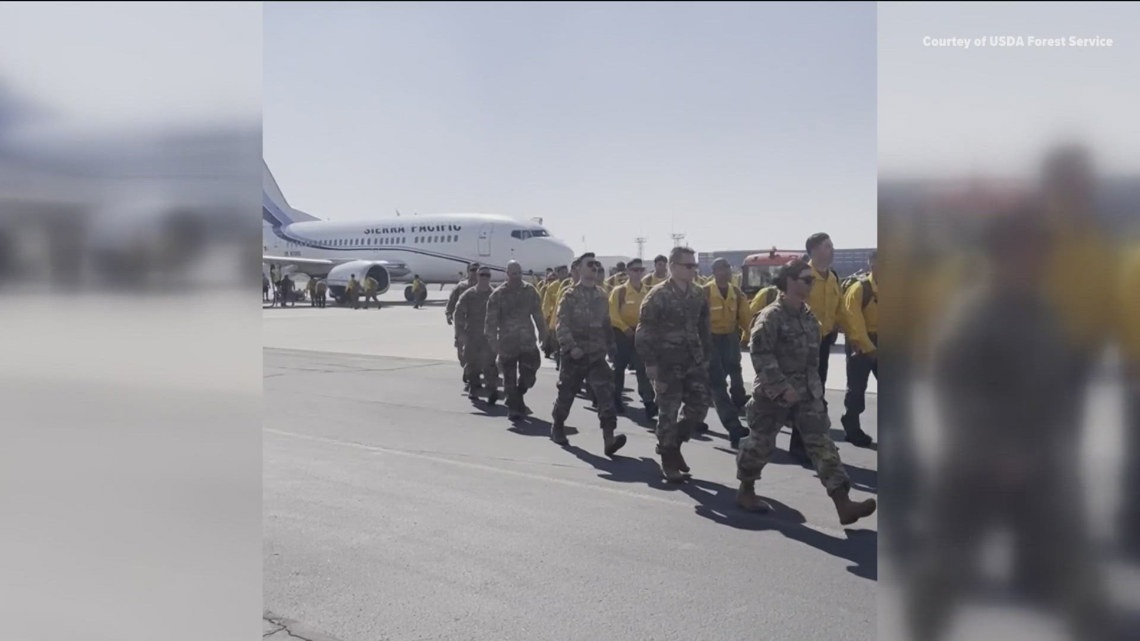 Army soldiers arrive in Idaho to help fight fires; National Guard not yet deployed