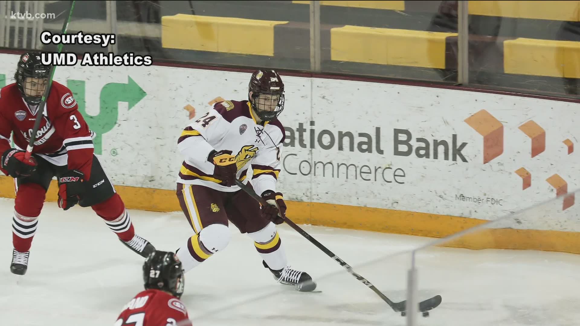 During the regional final between Minnesota Duluth and North Dakota, he scored the game-winning goal in the game’s fifth overtime.