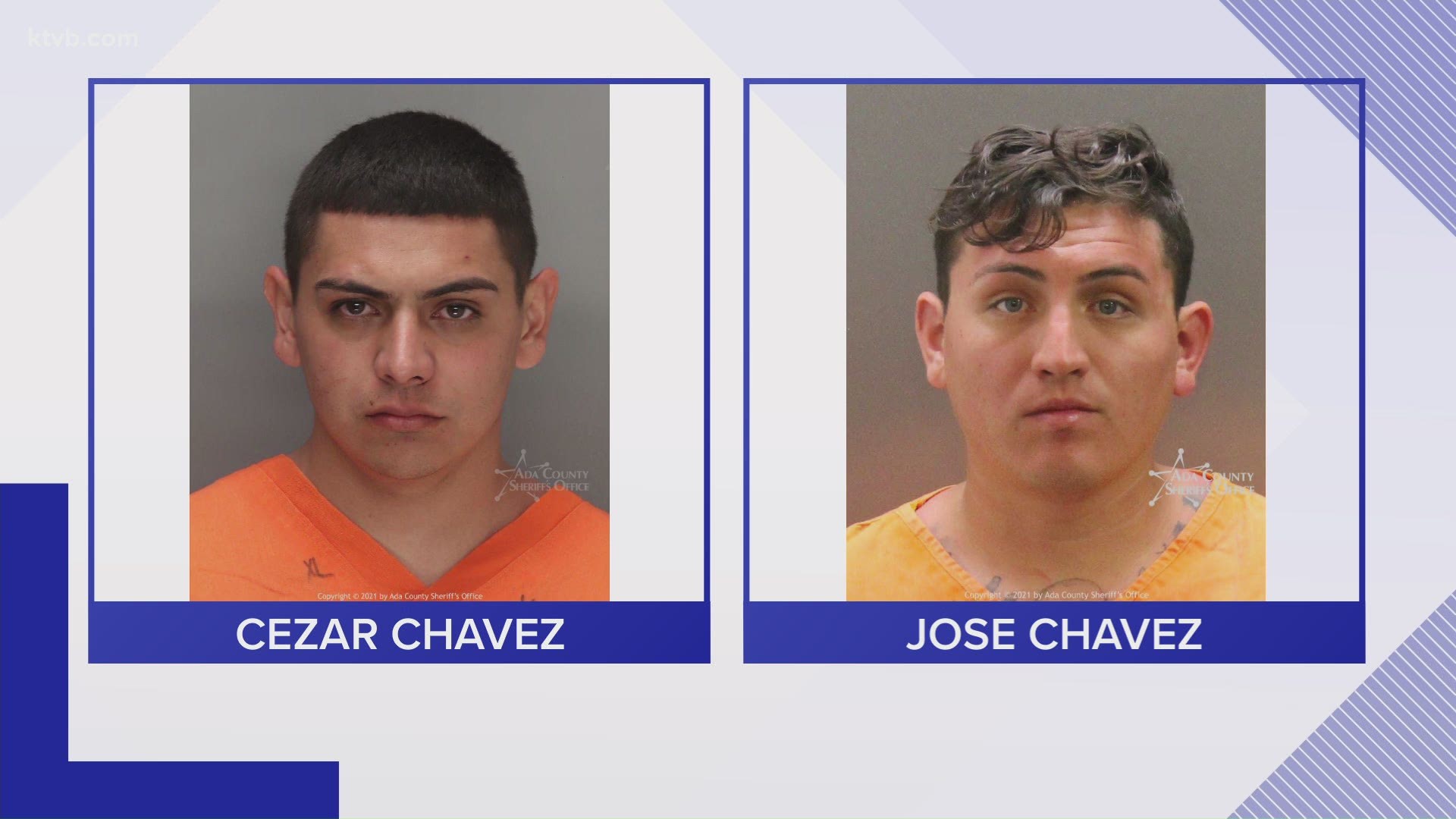28-year-old Jose Jesus Chavez of Nampa and 22-year-old Cezar Thomas Chavez of Caldwell were arrested and charged with one felony count each of aggravated battery.