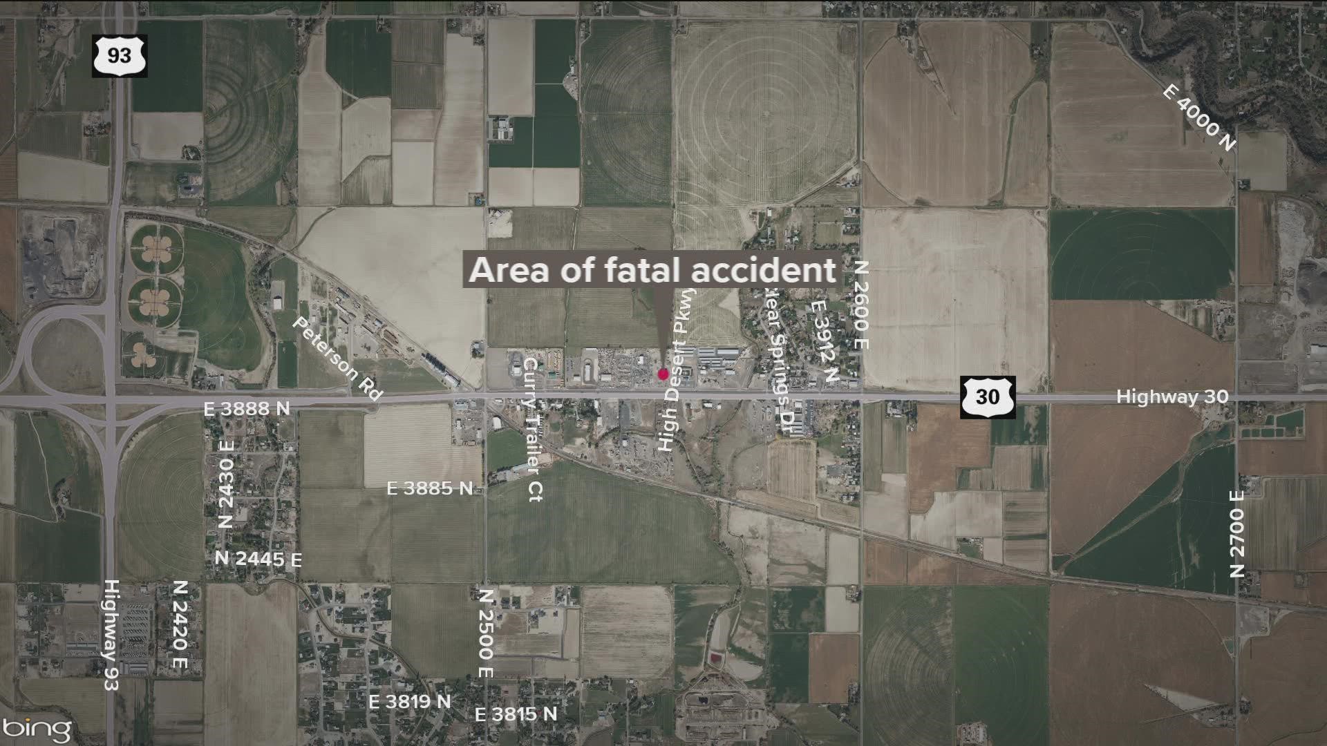Brett Daley, 31, died after a load of supplies fell on top of him, according to the Twin Falls County Coroner.