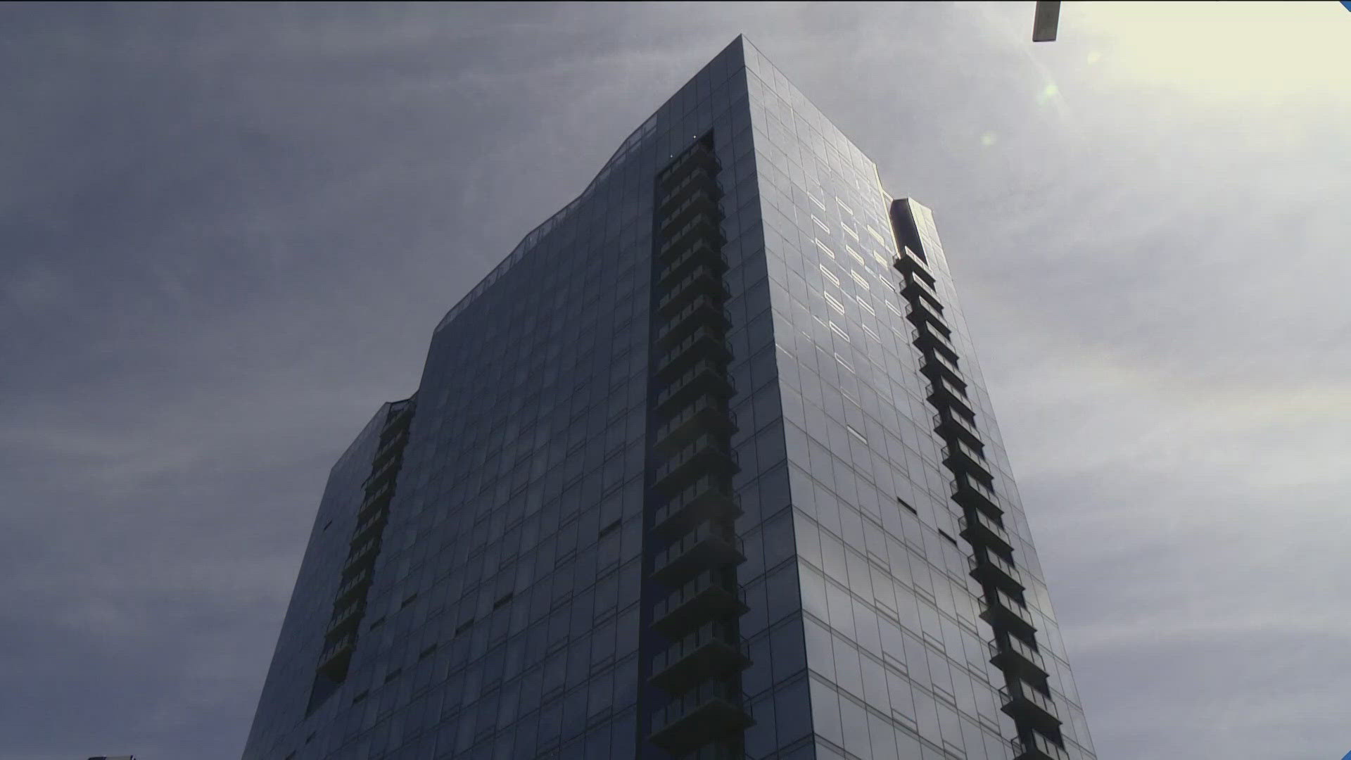 The "Arthur" is located at 12th and Idaho. It is 26 stories high and has nearly 300 residential units. 