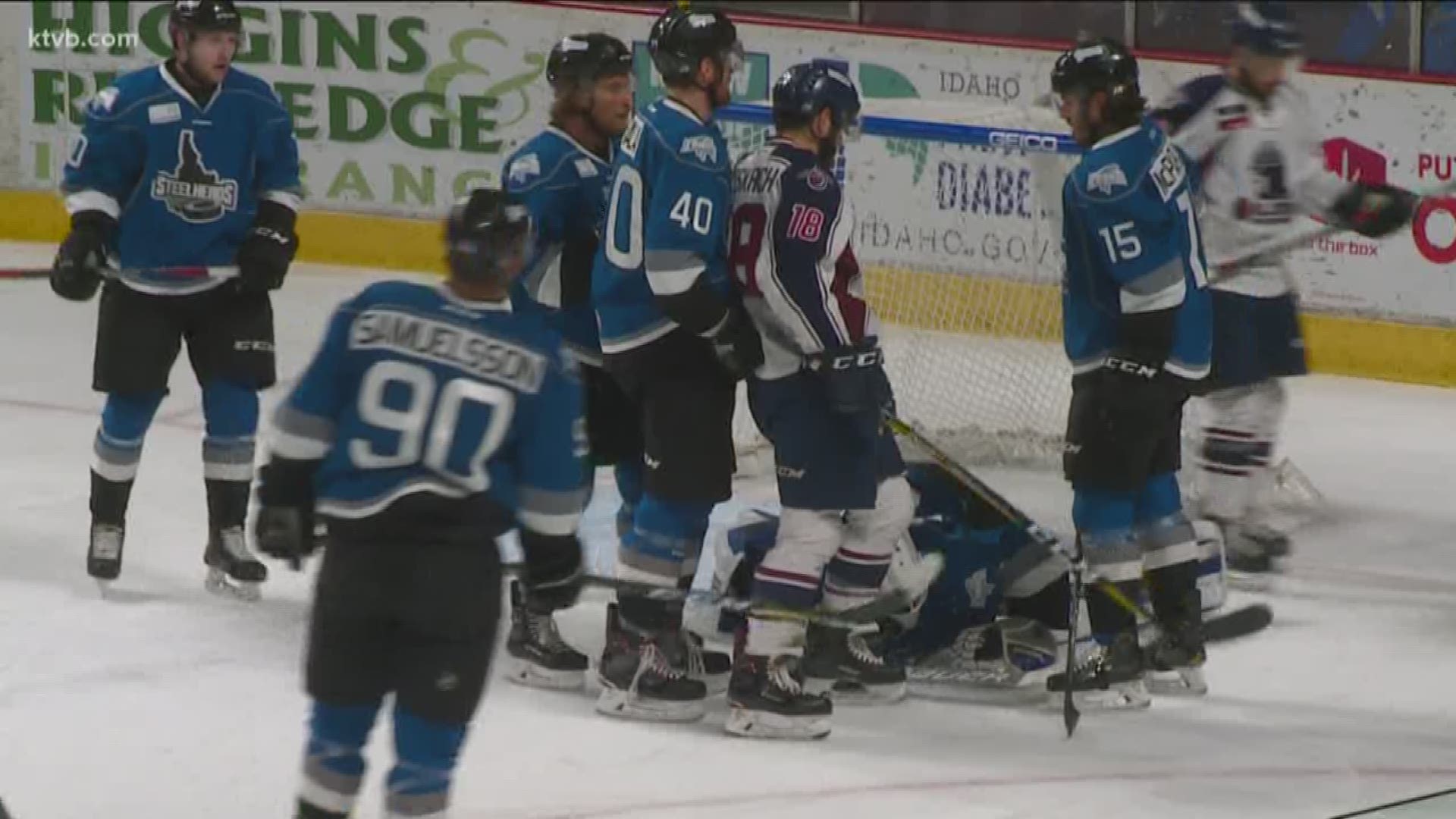 Tulsa now leads the series 3-0 in the Mountain Division Final of the Kelly Cup Playoffs.