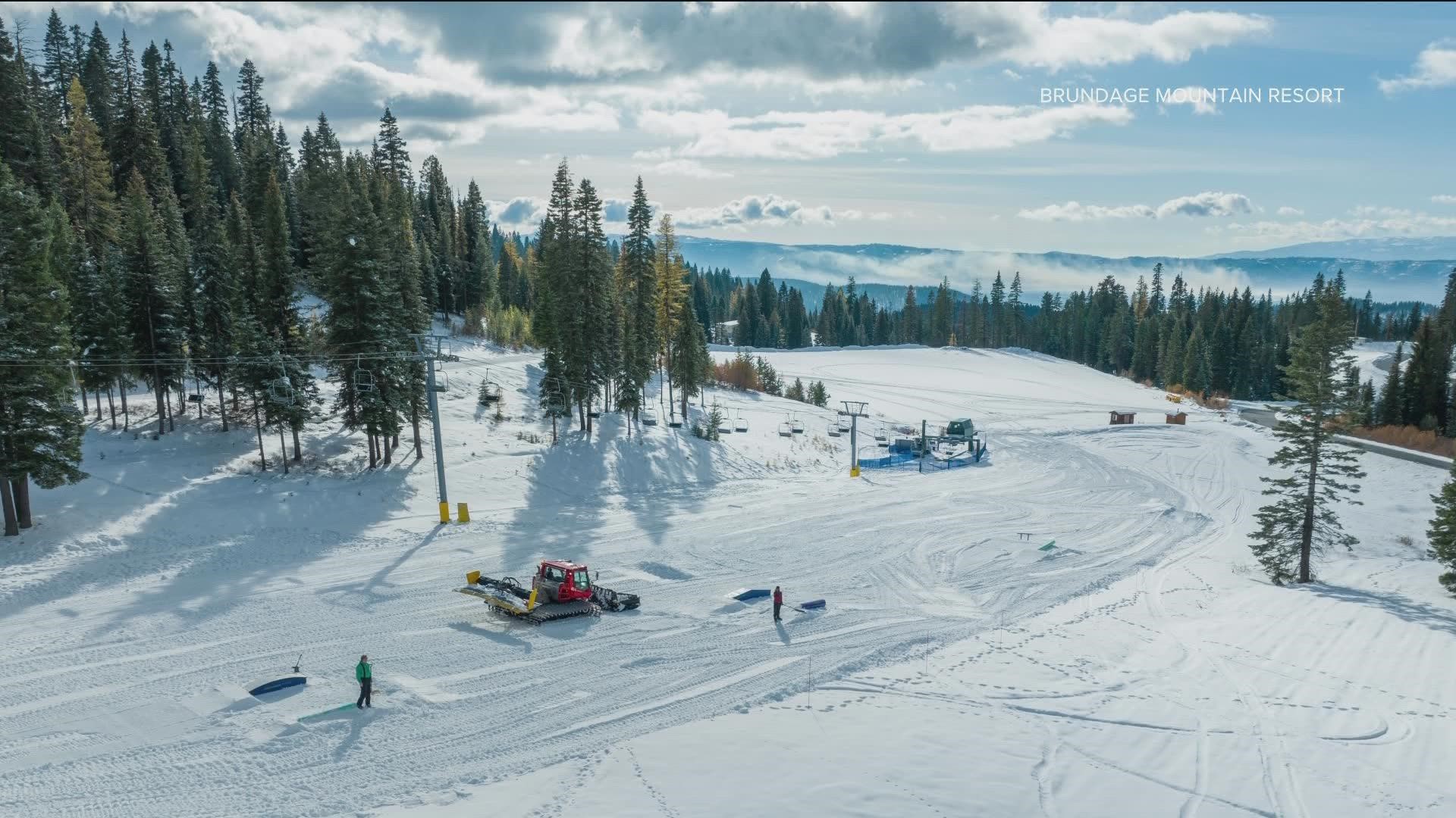 Brundage Mountain is opening with limited operations Friday-Sunday, while Bogus Basin and Sun Valley Resort will officially open for the season Thursday.