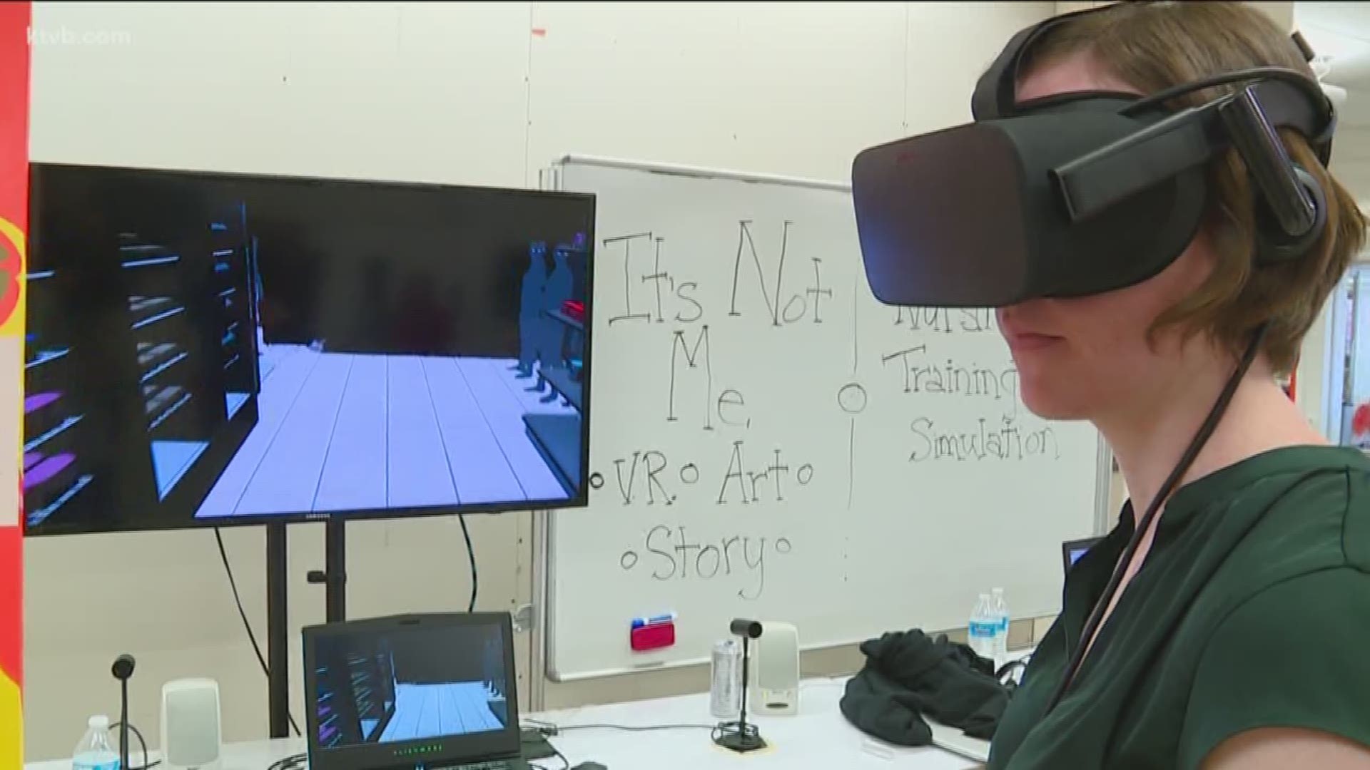Boise State Students Build Virtual Reality Programs To Help