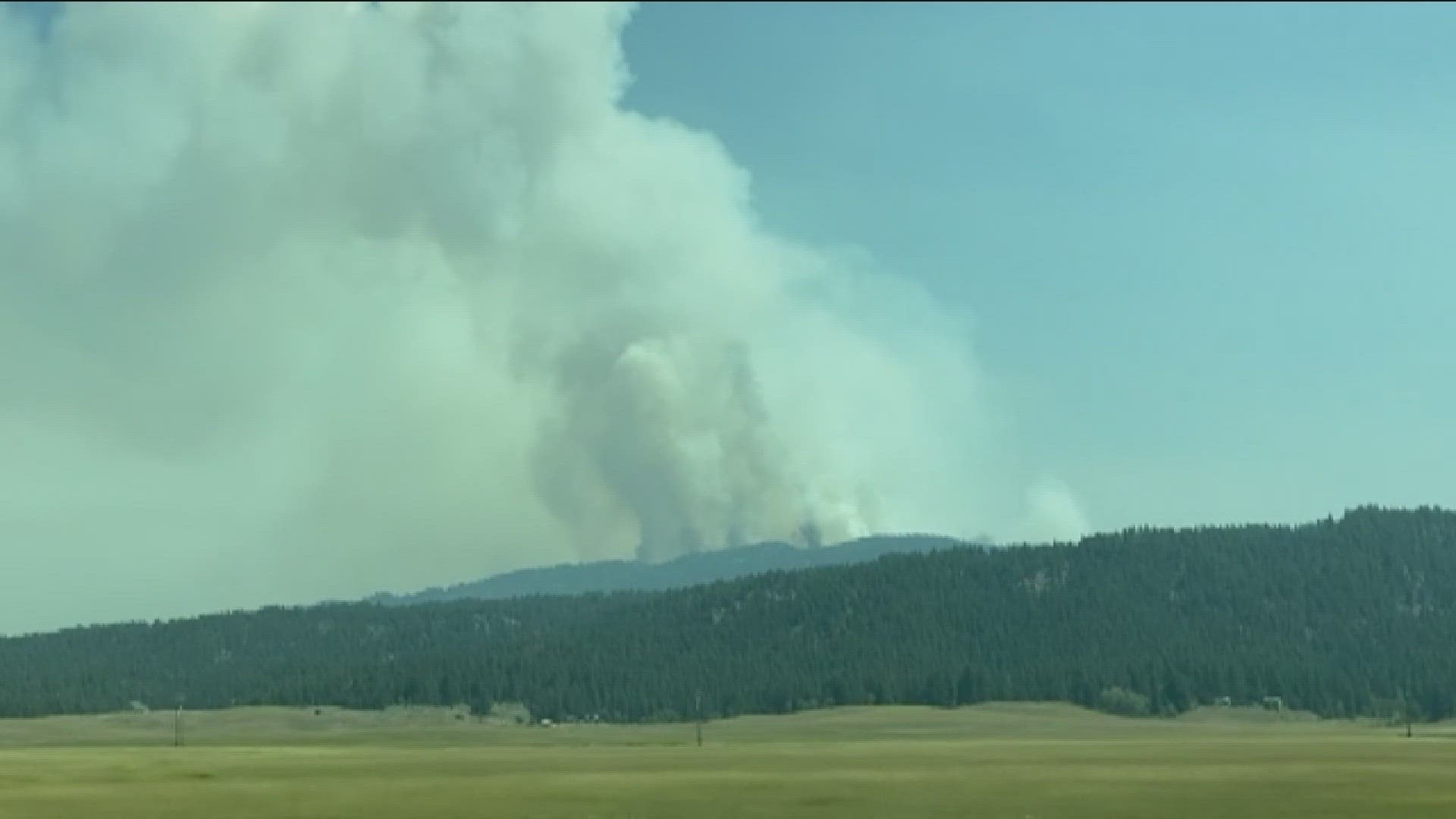 The East Fire is burning in heavy timber roughly 10 miles east of Cascade. 117 personnel are assigned to the area as of Thursday evening.