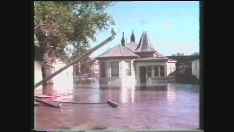 1976: The Teton Dam failed, KTVB captured the aftermath from the air