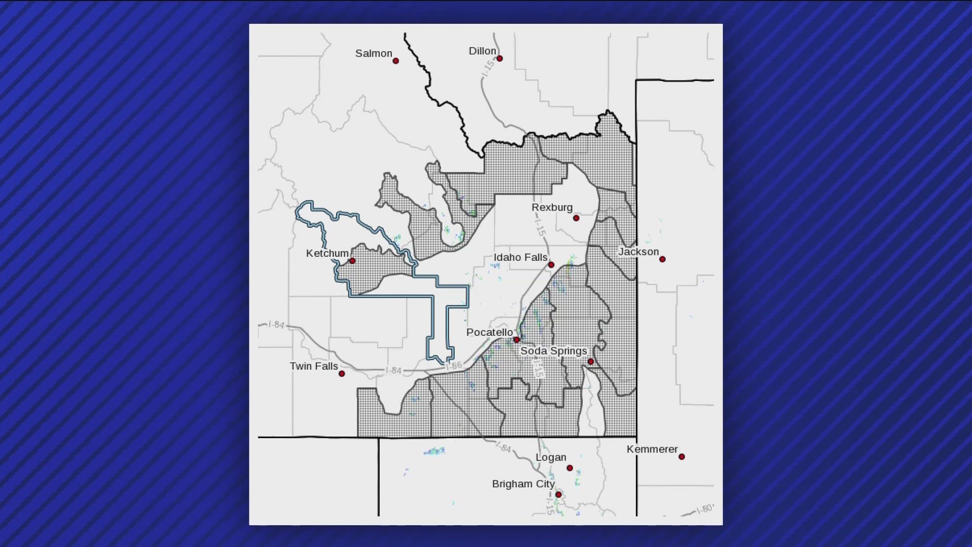 Rapid snowmelt is causing the flood watch. It's in effect until May, 21.