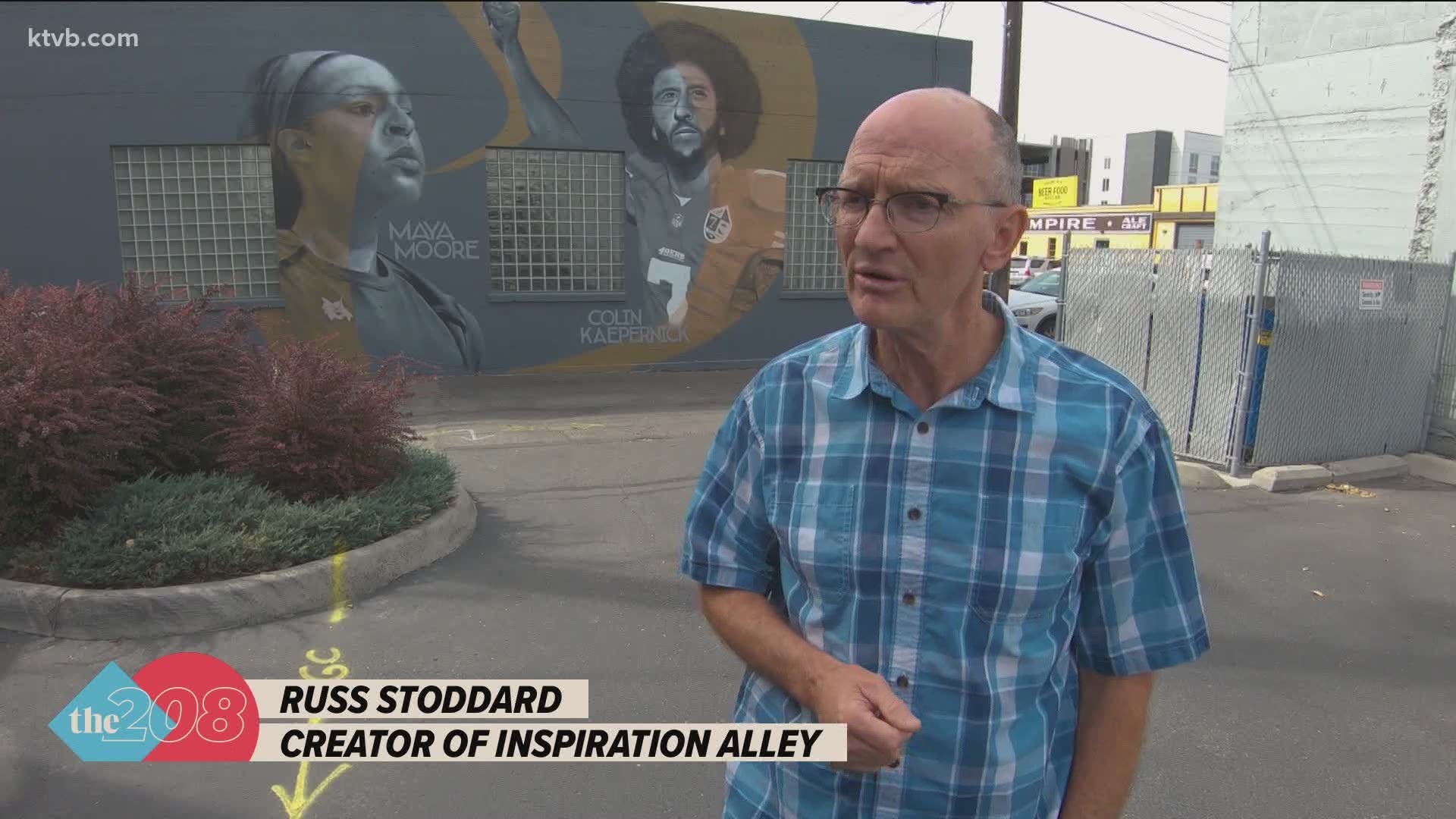 Russ Stoddard wanted to create an 'Inspiration Alley' to highlight those that have inspired others.